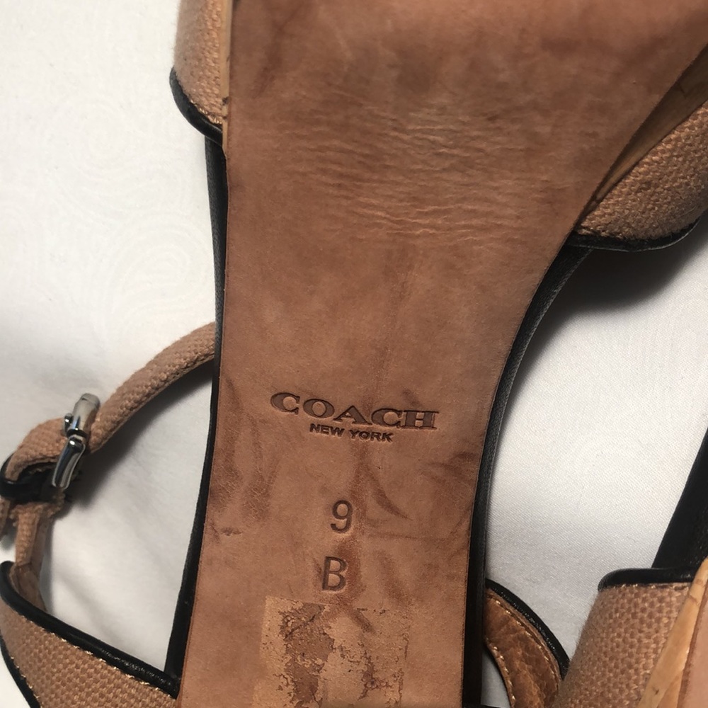 Coach Dylan Heeled Sandals Size 9 - Picture 8 of 10
